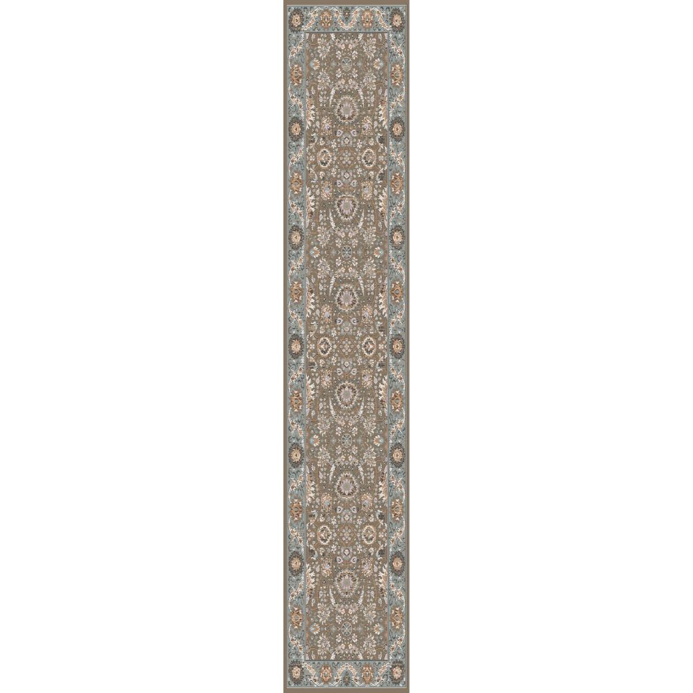 Dynamic Rugs 5706-805 Cullen 2 Ft. X 7.5 Ft. Finished Runner Rug in Beige/Blue 